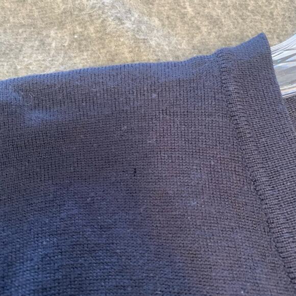 Vtg Pringle of Scotland Sweater Mens 44 Large Cardigan Blue 100% Lambswool - Picture 7 of 11